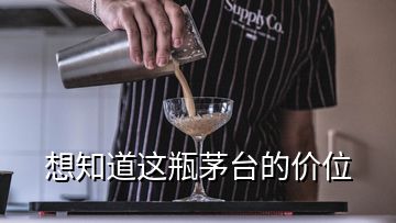 想知道这瓶茅台的价位