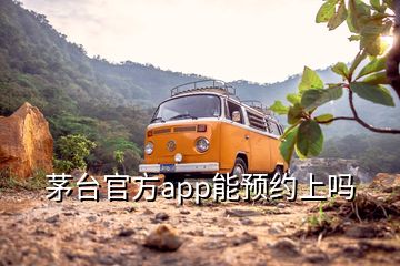 茅台官方app能预约上吗