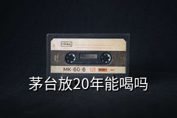 茅台放20年能喝吗