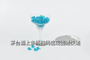 茅台酒上条码扫码出现圆通快递