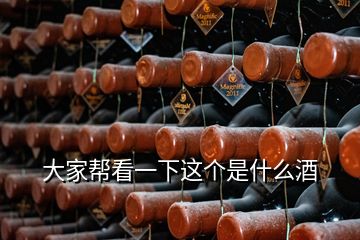 大家帮看一下这个是什么酒