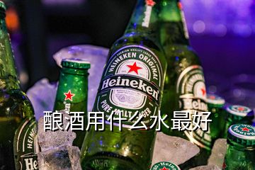 酿酒用什么水最好