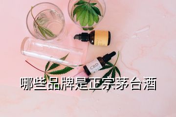 哪些品牌是正宗茅台酒