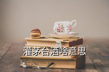 灌茅台酒啥意思