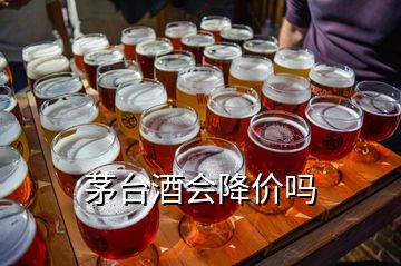 茅台酒会降价吗