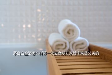 茅台白金酒怎么样第一次去女朋友家给未来岳父买的