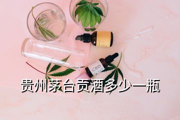 贵州茅台贡酒多少一瓶