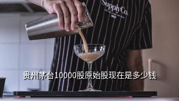 贵州茅台10000股原始股现在是多少钱