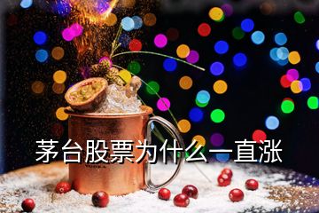 茅台股票为什么一直涨