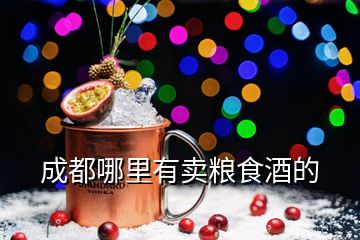 成都哪里有卖粮食酒的