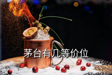 茅台有几等价位