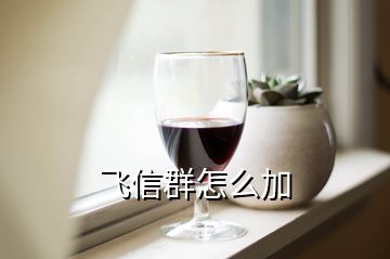 飞信群怎么加