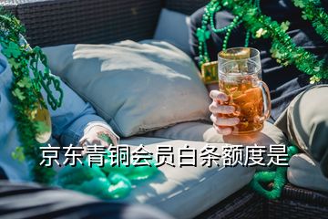 京东青铜会员白条额度是