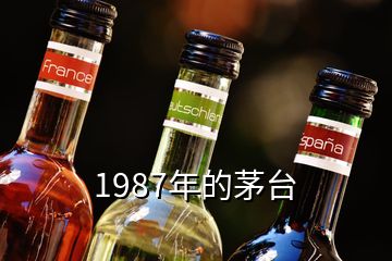 1987年的茅台