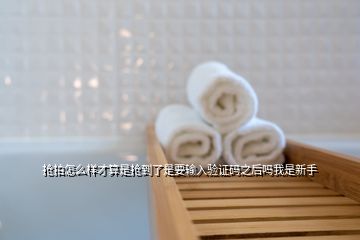 抢拍怎么样才算是抢到了是要输入验证码之后吗我是新手