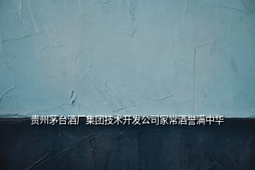 贵州茅台酒厂集团技术开发公司家常酒誉满中华