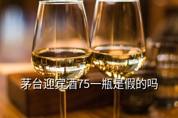 茅台迎宾酒75一瓶是假的吗