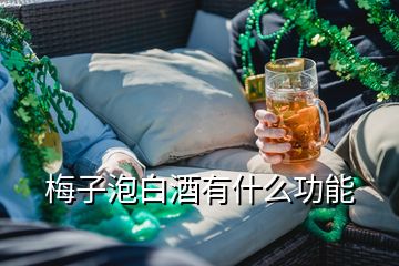 梅子泡白酒有什么功能