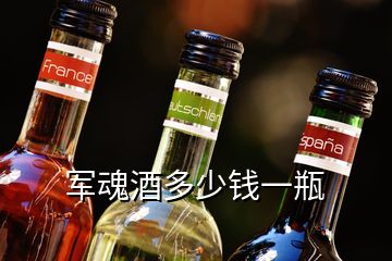 军魂酒多少钱一瓶