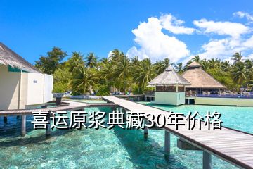 喜运原浆典藏30年价格