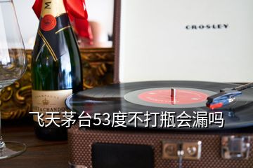 飞天茅台53度不打瓶会漏吗