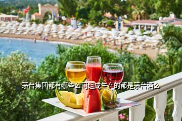 茅台集团都有哪些公司组成生产的都是茅台酒么