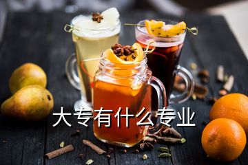 大专有什么专业