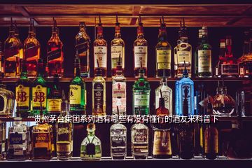 贵州茅台集团系列酒有哪些有没有懂行的酒友来科普下