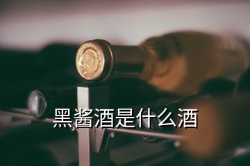 黑酱酒是什么酒