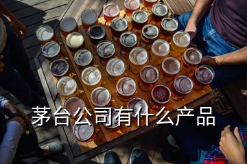 茅台公司有什么产品