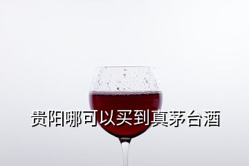 贵阳哪可以买到真茅台酒