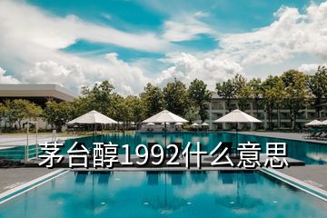 茅台醇1992什么意思