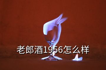 老郎酒1956怎么样