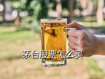 茅台股票怎么买