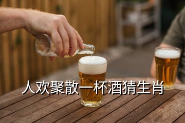 人欢聚散一杯酒猜生肖