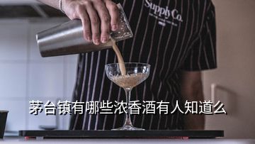 茅台镇有哪些浓香酒有人知道么