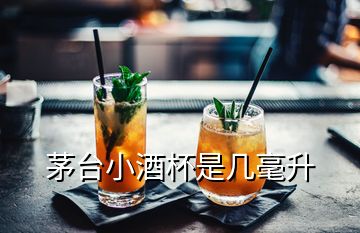 茅台小酒杯是几毫升