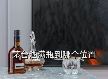 茅台酒满瓶到哪个位置