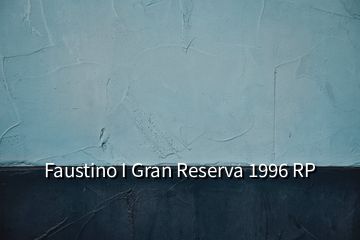 Faustino I Gran Reserva 1996 RP