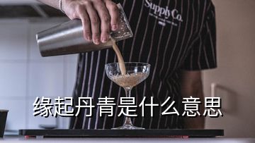 缘起丹青是什么意思