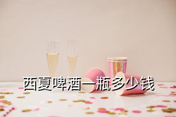 西夏啤酒一瓶多少钱