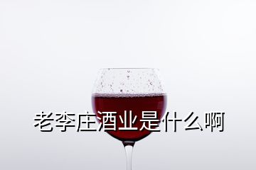 老李庄酒业是什么啊