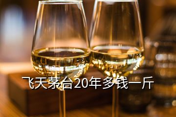 飞天茅台20年多钱一斤