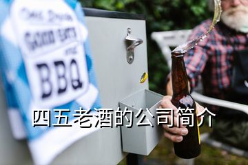 四五老酒的公司简介