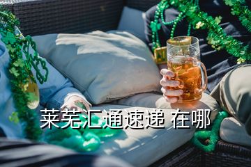 莱芜汇通速递 在哪