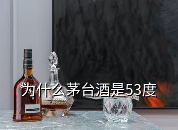 为什么茅台酒是53度