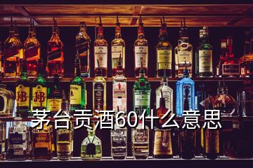 茅台贡酒60什么意思