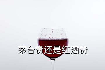 茅台贵还是红酒贵