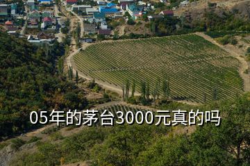 05年的茅台3000元真的吗