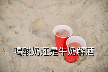 喝酸奶还是牛奶解酒